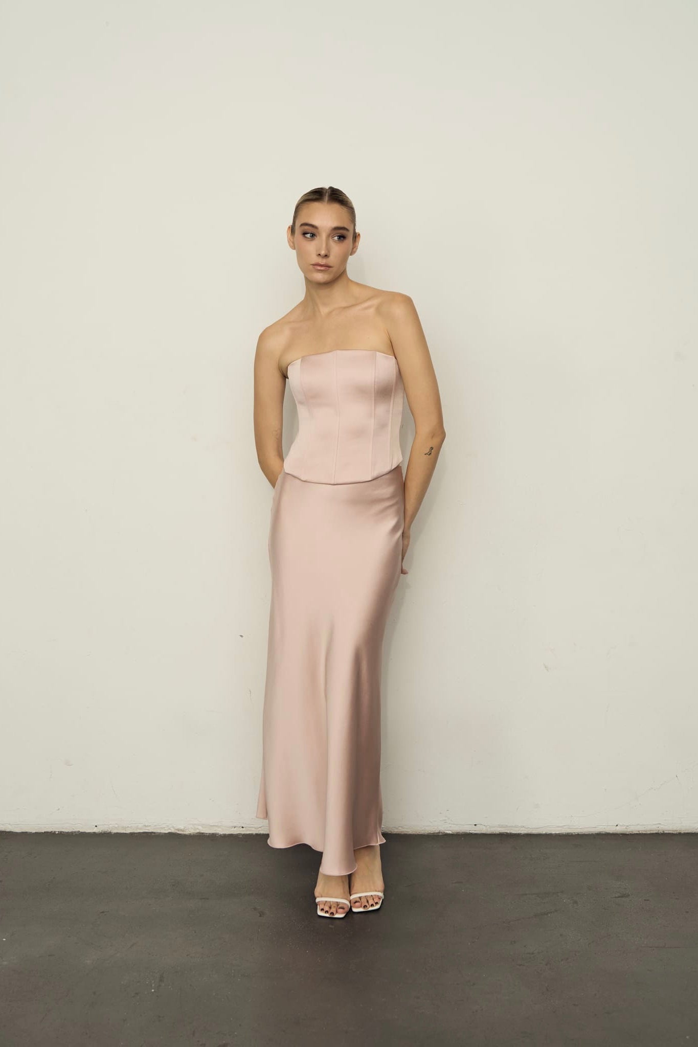 Ensemble corset Regina rose